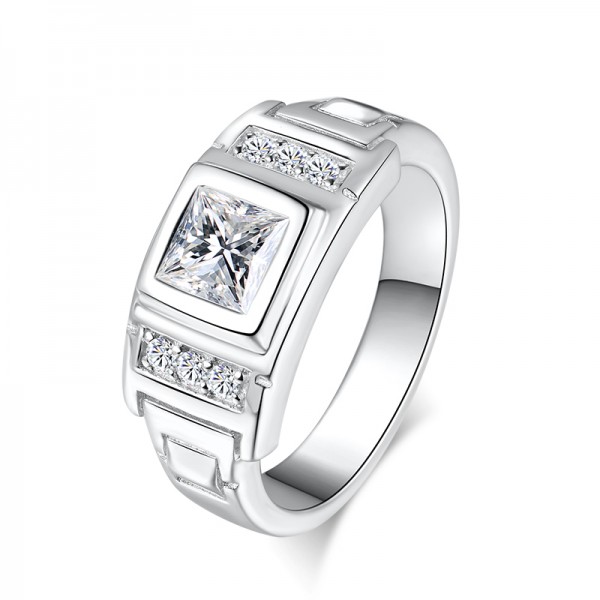 1.0 Carat Simulated Diamond Engagement/Wedding/Promise Ring For Him