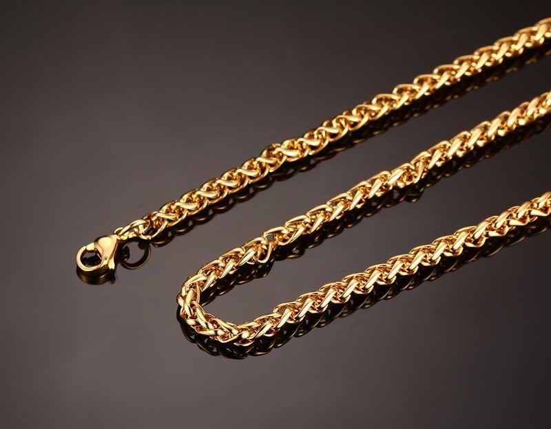 Hip Hop Necklace For Men, Men's Chunky Necklace, Rapper Fake Gold Chain ...