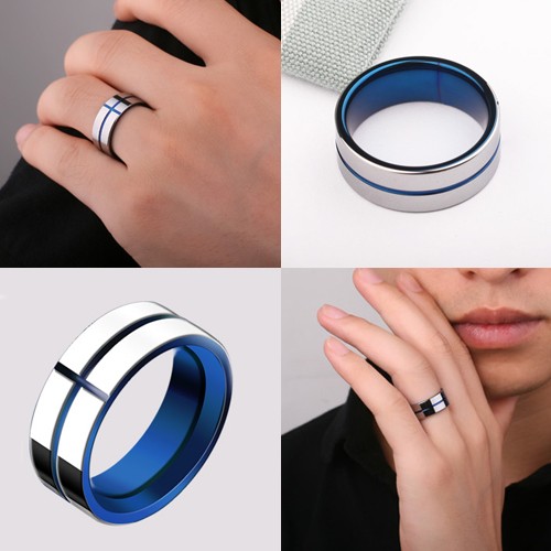 Simple Tungsten Men's Ring