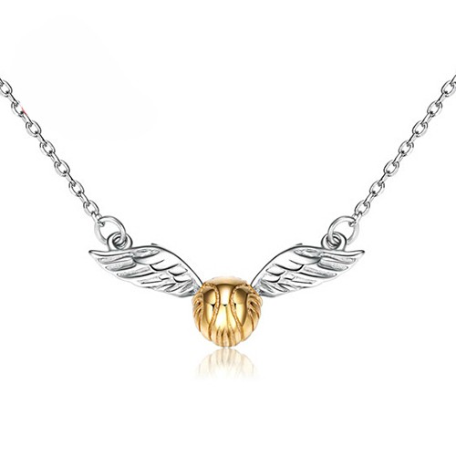 Harry Potter Silver Plated Golden Snitch Necklace And Earring Set | Lyst