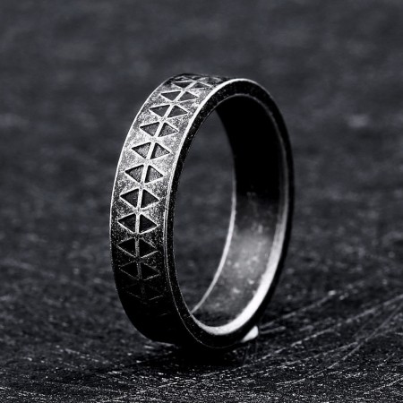 Personalized Titanium Steel Men's Rings