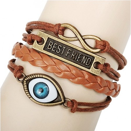 Evil Eye "Best Friend" New Fashion Retro Bracelet