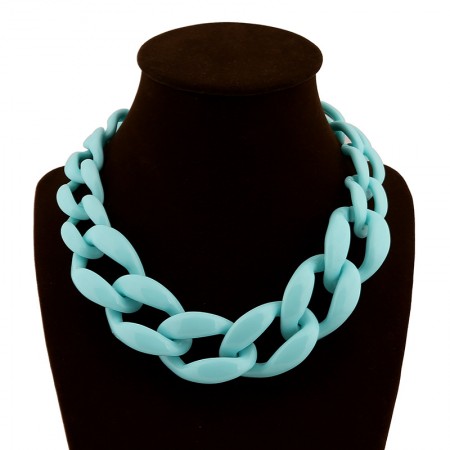 Candy Colors Acrylic Twist All-match Women's Statement Necklaces
