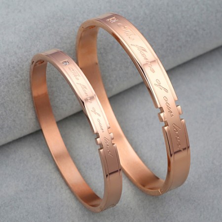 The flame of our love top bracelet