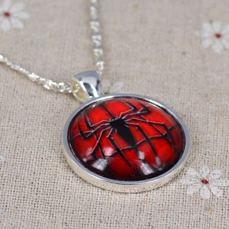 Spider-man Pendant Necklace or Keychain, Silver Spiderman Spider Necklace  Cord or Chain or Keychain, Avengers Marvel Jewelry - Etsy Ireland