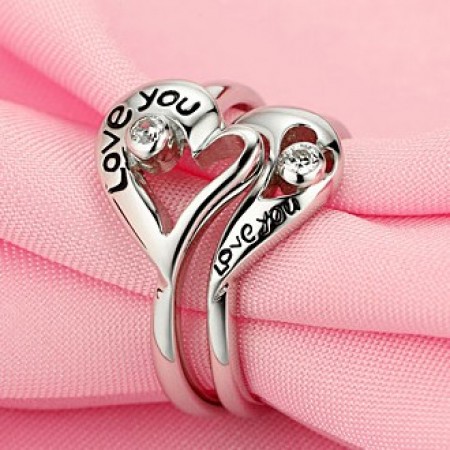 Crown Combination 100 Languages i Love You Projection Ring Couple Romantic  Love Memory Wedding Ring Jewelry For Your Loved Once Valentine Gift