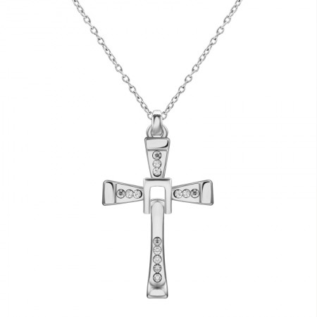 The Fast And The Furious Dominic Toretto Cross Necklace Chain Pendant