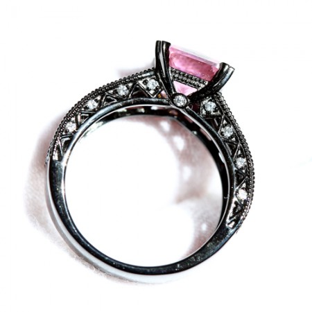  Awmnjtmgpw 925 Sterling Silver Romantic Flower Zircon Ring  Fashion Pink Diamond Set Cherry Blossom Ring Women's Fashion Wedding  Engagement Ring Size 6-10 (Size 9) : Clothing, Shoes & Jewelry