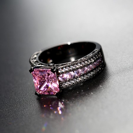 Nature Classic 14K Black Gold 1.0 Ct Ruby Black Diamond Leaf and Vine  Engagement Ring R340S-14KBGBDR | Bae Jewel Co.