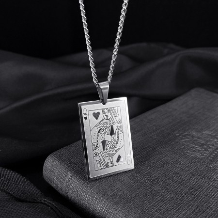 King and queen matching necklaces on sale