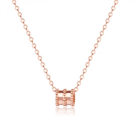Small Pretty Waist Rose Gold 925 Sterling Silver Necklace For Women
