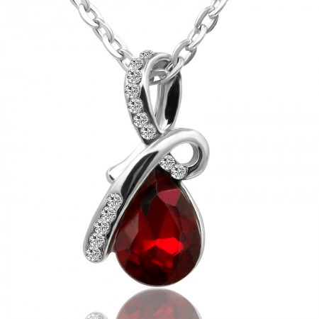 New Popular Gemstone Drop Necklace