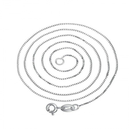 925 Sterling Silver Box Type Chain