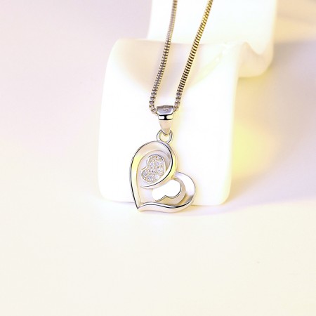 925 Sterling Silver Plated Necklace For Women