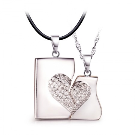 Have Mutual Affinity S925 Silver Necklaces For Lovers