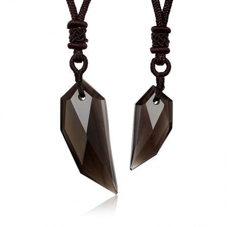 New Obsidian Spike Amulet Pendant Lover Necklaces