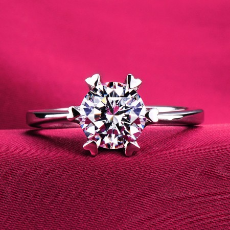 0.5 - 1.2 Carat Simulated Diamond Engagement/Wedding/Promise Ring For Her