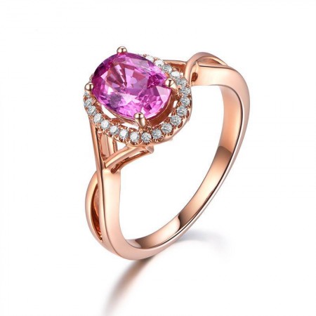 Personalized Red Gem Sterling Silver Lady’s Engagement/Wedding Ring