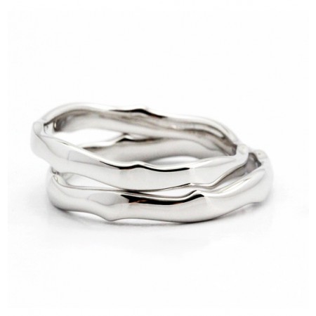 Stride Over Thorns s925 Sterling Silver Lovers Couple Rings