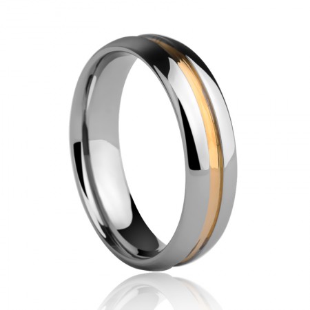 Fashion Hit Color Tungsten Ring