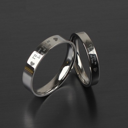 L Home Preferred Couple Rings Men's Germany Imported Titanium