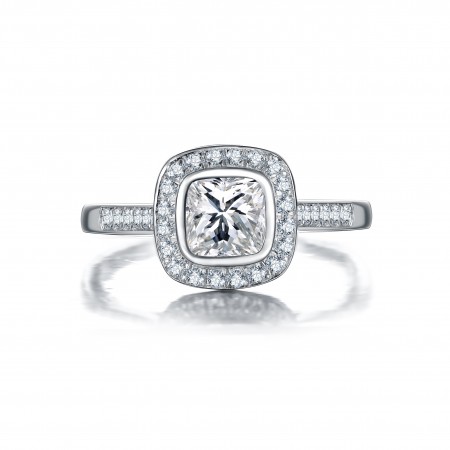 Korean Style Bestsellers 925 Sterling Silver Engagement Ring  