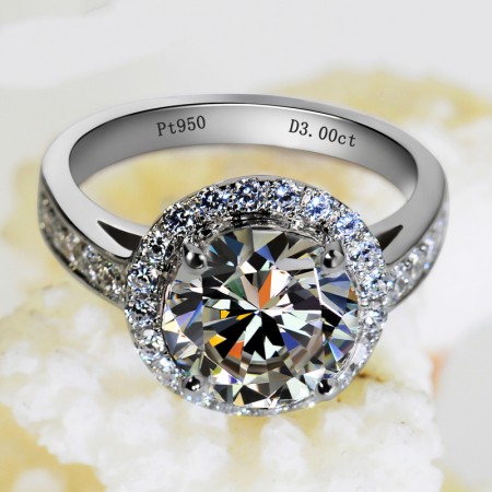 Cubic zirconia platinum engagement rings shop