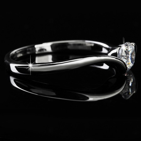 LEVEN FANCY 925 Solid Sterling Silver Black Drip Glaze Enamel Ring Wedding  White Zirconia CZ Jewelry Flower Engagement Ring