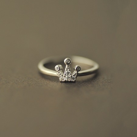 Cute crown rings hot sale