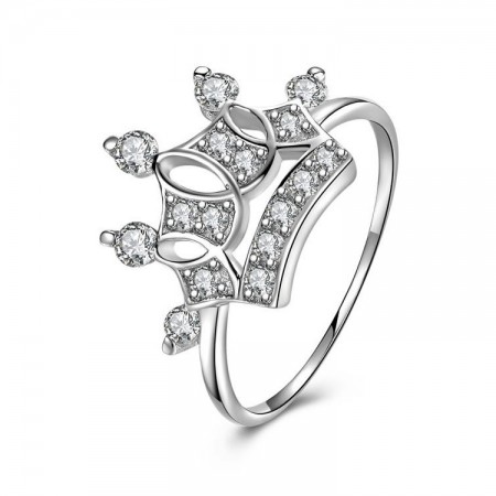 New Simple Atmospheric Hot Sale 925 Sterling Silver Crown Ring
