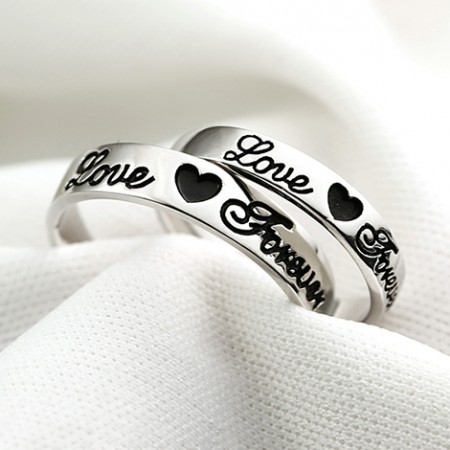 I Love You I Know Ring Set, Couple Rings, Matching Star Wars Rings, Ha