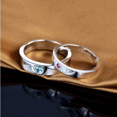 HENLI Promise Ring Weathering With You Amano Hina Morishima Hodaka Zircon Couple  Ring Anime Finger Ring Fashion Jewelry Korean Style Open Ring | Lazada PH