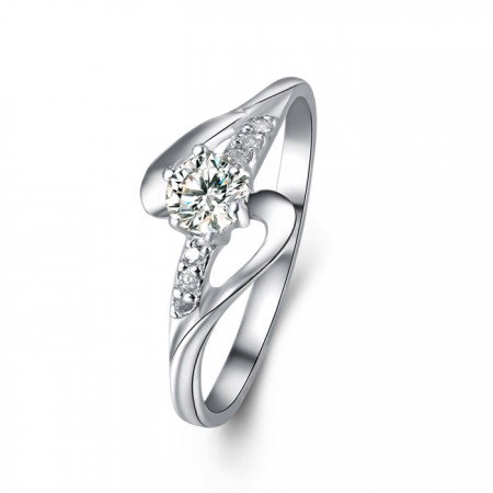 Fashion Personality 925 Silver Creative Engagement Ring