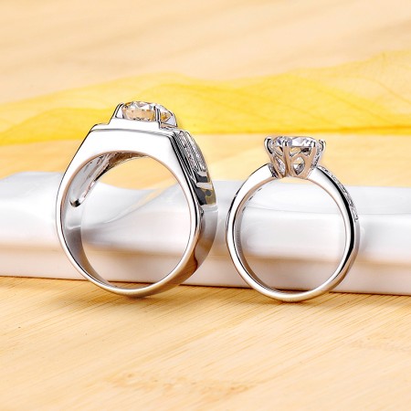 Alchemy Of Love Gold Couple Rings