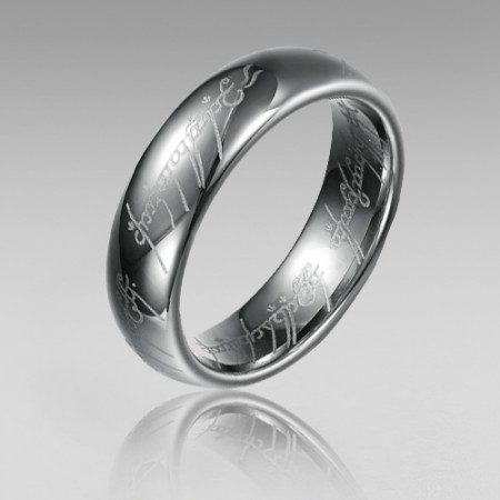 Titanium Steel Men's Band with Same Style in MovIe " The Lord of The Rings"